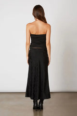 Jacquard Midi Bias Skirt