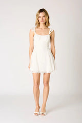 Milkmaid Mini Dress