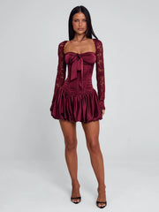 Vyorix LEVIANA MINI DRESS RED