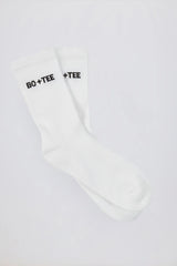 Ribbed Crew Sock Bundle in White
