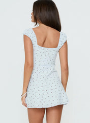 Fenrir Ruched Mini Dress Multi Floral