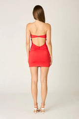 Strapless Bodycon Mini Dress