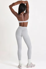 Soft Active Leggings in Grey Marl