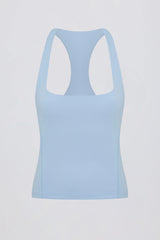 Soft Active Racerback Tank Top in Sky