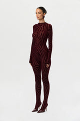 Burnout Closed Toe Jumpsuit Petite