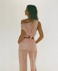 THE MELODY TOP IN PINK SNAKE