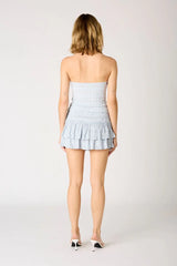 Strapless Smocked Top