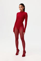 Naked Mock Neck Bodysuit