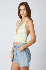Floral Halter Top