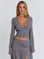 Vyorix LIVVIE TOP GREY
