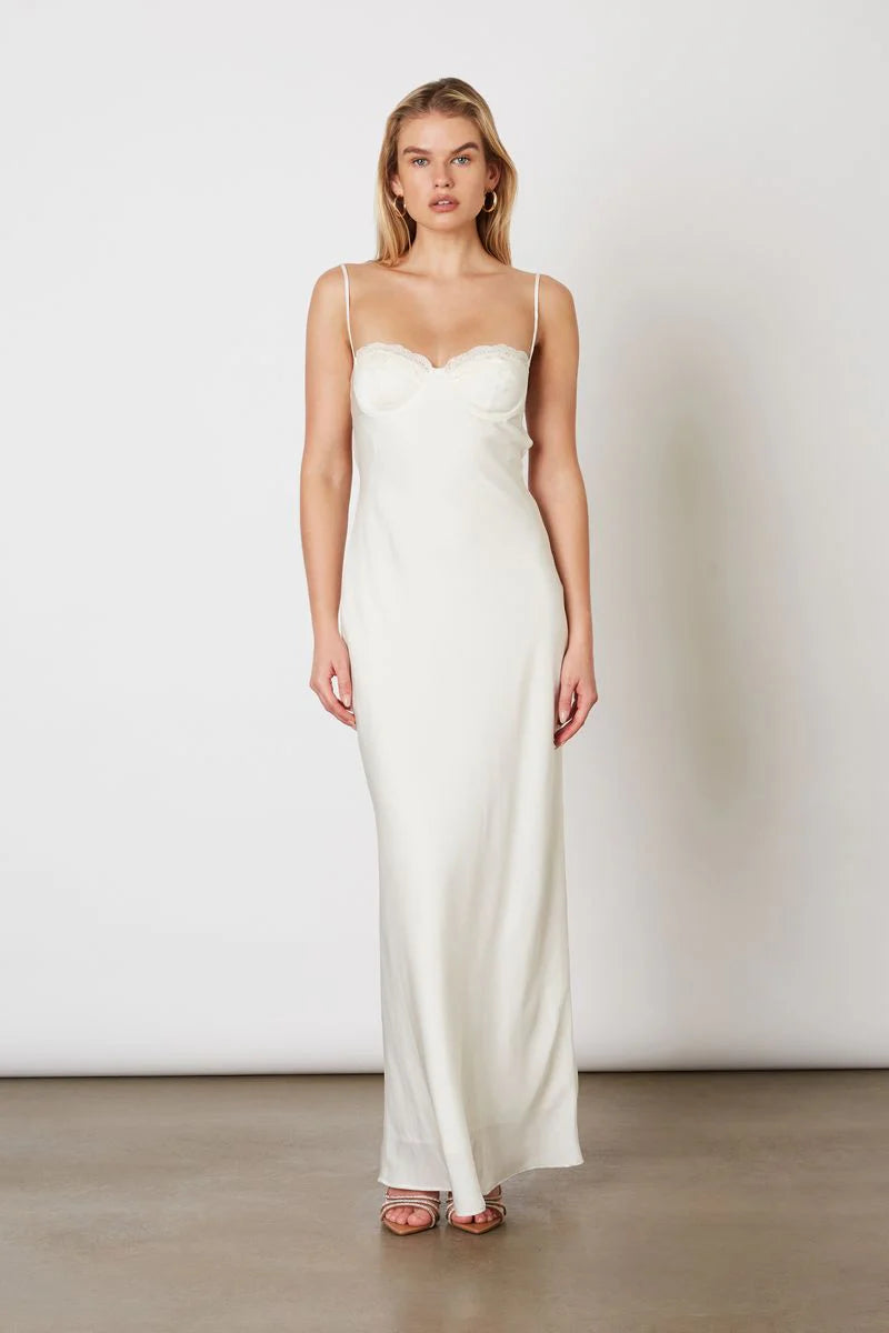 Satin Bustier Gown