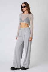 Mid-Rise Trousers