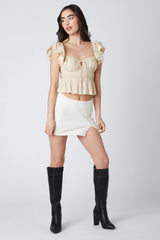 Smocked Ruffle Top