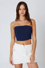 Fold Over Crop Top