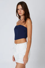 Fold Over Crop Top