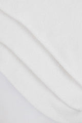 Ribbed Crew Sock Bundle in White