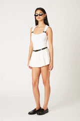 Pleated Mini Skort