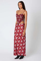 Floral Maxi Skirt