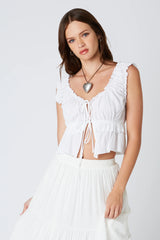 Ruffled Peplum Top