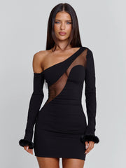 Vyorix ISOLDE MINI DRESS BLACK