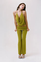 THE ELSA TOP IN GREEN
