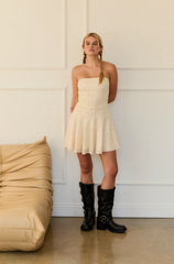 Dropwaist Sequin Mini Dress