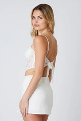 Lace Scarf Top