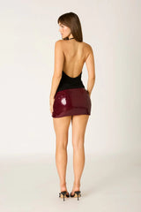 Sequin Mini Skirt