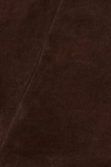 Suede Tote Bag in Espresso