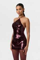 Sequin High Waist Mini Skirt