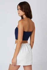 Fold Over Crop Top