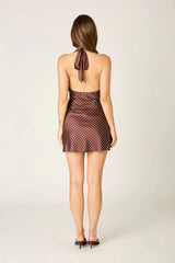Satin Mini Dress