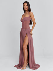 Vyorix DEE MAXI DRESS MAUVE