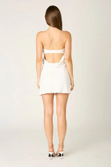 Ruched Bust Mini Dress