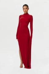 Naked Draped Sleeve Maxi Dress