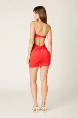 Strapless Bodycon Mini Dress