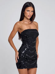 Vyorix LOZ MINI DRESS BLACK