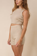 Clea Biker Knit Short