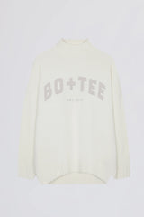 Soft Knit Oversized Jumper in Ivory