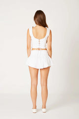 Flounce Mini Skirt