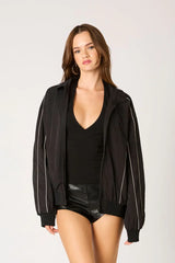 Nylon Bomber Jacket