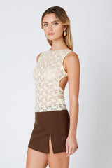 Butterfly Lace Tank