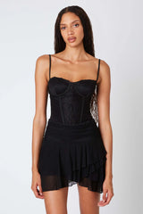 Asymmetrical Mini Skirt