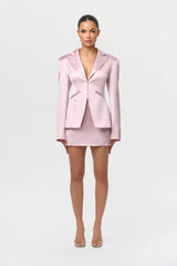 Satin Suiting Corset Blazer
