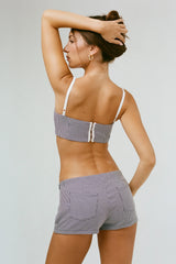 THE CARRIE SHORT IN GINGHAM