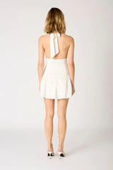 Dropwaist Halter Mini Dress