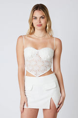 Lace Scarf Top