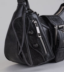 High Rating Buckle Strap Shoulder Bag
