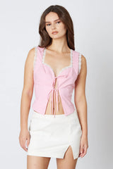 Tie Front Corset