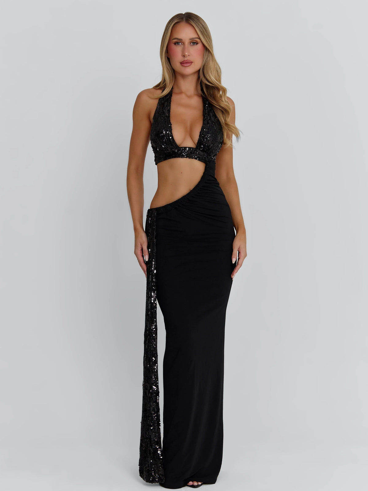Vyorix GIULSY MAXI DRESS BLACK